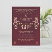 スネークアダルトハローウィンパーティブルゴーニュ 招待状 (スタンド正面)