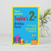 スネークアニマルキッズバースデーパーティ招待状 招待状 (スタンド正面)