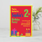 スネークアニマルキッズバースデーパーティ招待状 招待状 (スタンド正面)