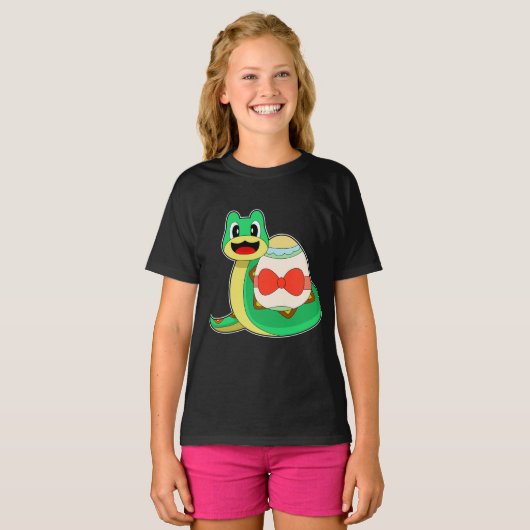 スネークイースターイースターエッグ Tシャツ (正面フル)