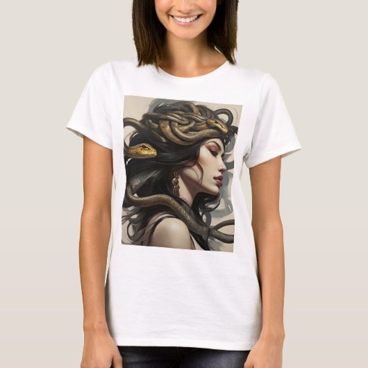 スネークウーマンアート Tシャツ (正面)