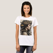 スネークウーマンアート Tシャツ (正面フル)