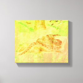 スネークオンザロックキャンバス キャンバスプリント