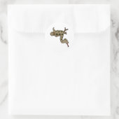 スネークオンブランチ ラウンドシール (バッグ)