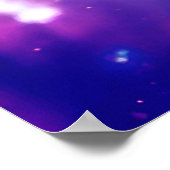 スネークカラフルネブラ銀河系アートポスター ポスター (角)