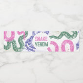 スネークガーリーウォーターボトルラベル ペットボトルラベル (シングルラベル)