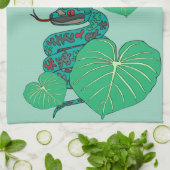 スネークキッチンタオル キッチンタオル (折り畳み)