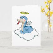 スネーククラウドエンジェル カード (黄色い花)