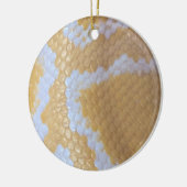 スネーククリスマス飾りスネークオーナメント セラミックオーナメント (左)