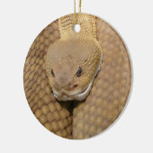 スネーククリスマス飾りスネークオーナメント セラミックオーナメント (左)