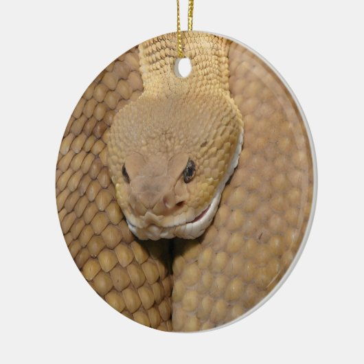 スネーククリスマス飾りスネークオーナメント セラミックオーナメント (左)