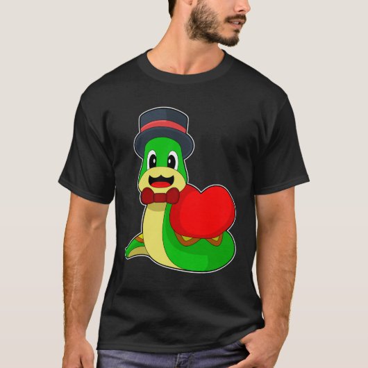 スネークグルームハートウェディング Tシャツ (正面)