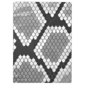 スネークグレーとライトグレーシルエット クリップボード (裏面)