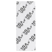 スネークグレーとライトグレーシルエット ワインギフトバッグ (裏面)