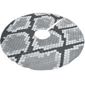 スネークグレーとライトグレープリント ブラッシュドポリエステルツリースカート (アングル)