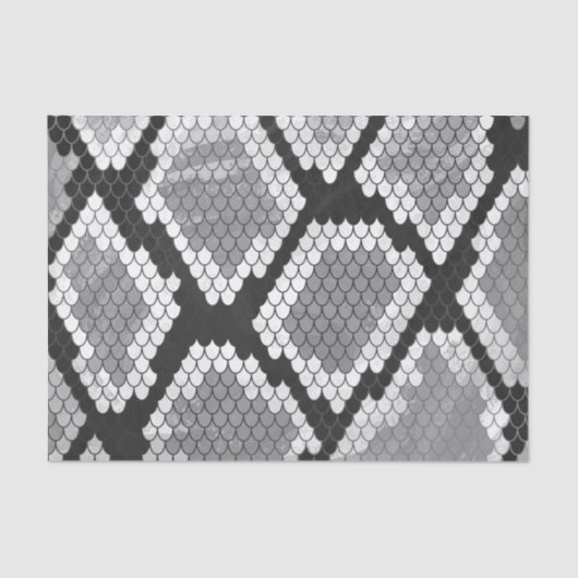 スネークグレーとライトグレープリント 薄葉紙 (正面)