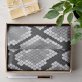 スネークグレーとライトグレープリント 薄葉紙 (ギフト)