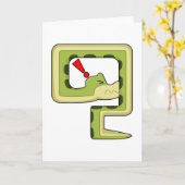 スネークゲーム カード (黄色い花)