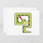 スネークゲーム ポストカード (正面/裏面)