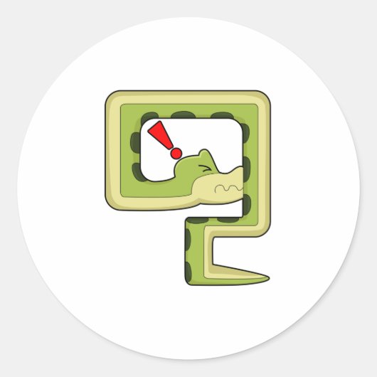 スネークゲーム ラウンドシール (正面)