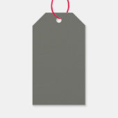 スネークコブラ威厳のあるの年の二重の幸福 ギフトタグ (裏面)