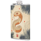 スネークコブラ威厳のあるの年の二重の幸福 フラスク (左)