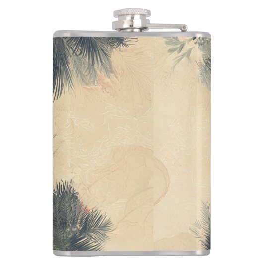 スネークコブラ威厳のあるの年の二重の幸福 フラスク (裏面)