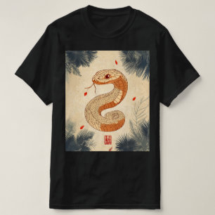 スネークコブラ威厳のあるの年の二重の幸福 Tシャツ