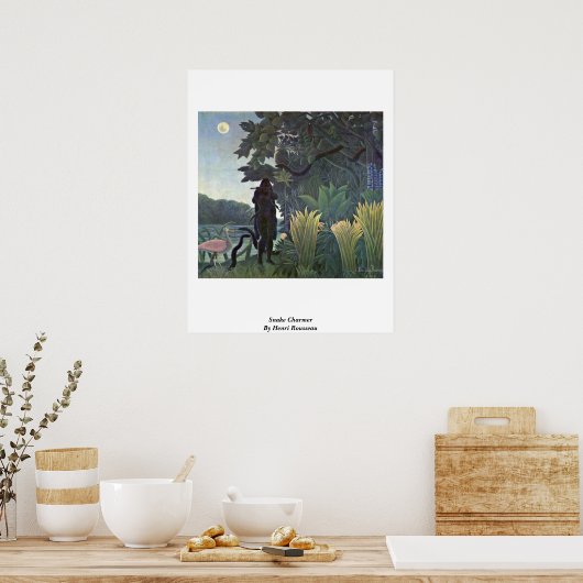 スネークシャーマーバイアンリルーソー ポスター (キッチン)