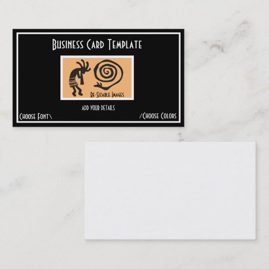 スネークシンボルココペリロゴ名刺 名刺 (正面/裏面)