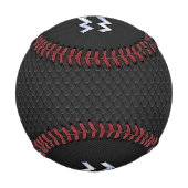 スネークスキンのアクエリアス〔占星術の〕十二宮図のようなクロム 野球ボール (裏面)