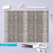 スネークスキンのアニマルプリント 薄葉紙 (クラフト)