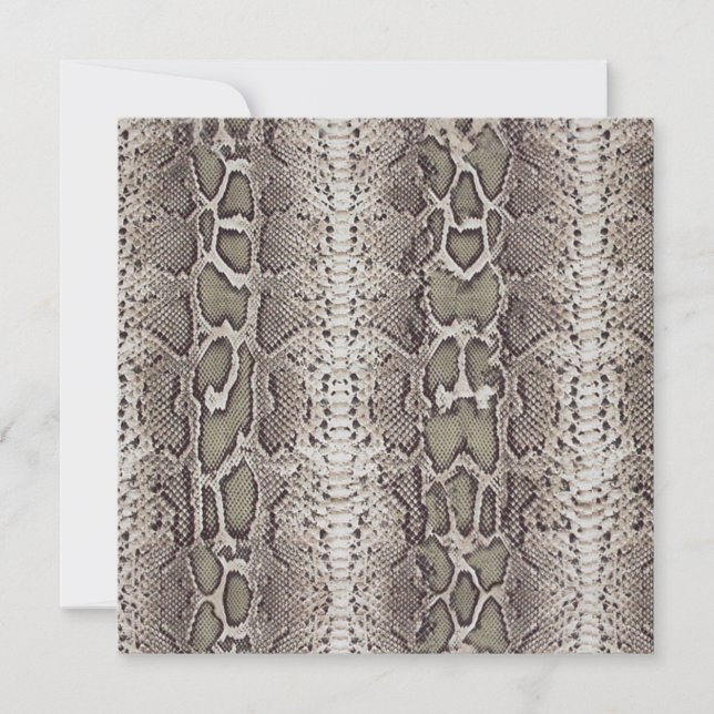 スネークスキンアニマルプリント (正面)