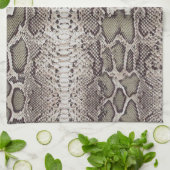 スネークスキンアニマルプリント キッチンタオル (折り畳み)