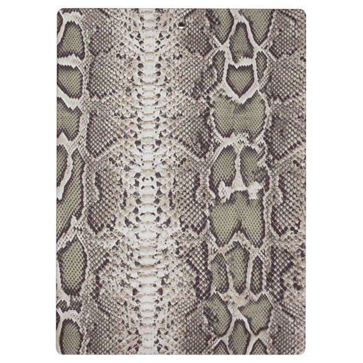 スネークスキンアニマルプリント クリップボード (裏面)