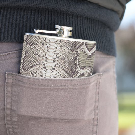 スネークスキンアニマルプリント フラスク (インサイチュ)