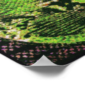 スネークスキンギターポスター ポスター (角)