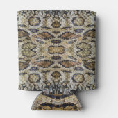 スネークスキンパターンテクスチャ 缶クーラー (裏面)