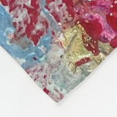 スネークスキンパターンフリースブランケットはっきりした鮮やか フリースブランケット (角)