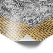 スネークスキンパターンフレーム写真テンプレート フォトプリント (角)