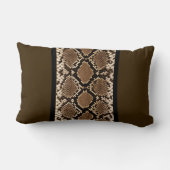 スネークスキンパターン ランバークッション (裏面)
