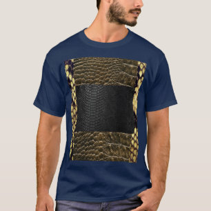 スネークスキンファッションテクスチャフォトデザイン  Tシャツ