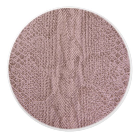 スネークスキンプリント セラミックノブ (正面)