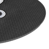 スネークスキン上のクロームのような山羊座〔占星術の〕十二宮図シンボル カッティングボード (角)