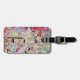 スネークスキン荷物タはっきりしたグ鮮やかカラフル ラゲッジタグ