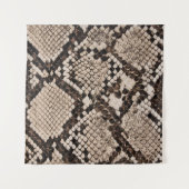 スネークスキン:テクスチャ付きの背景。 タペストリー (正面(横))