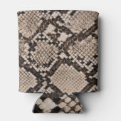 スネークスキン：テクスチャ付きの背景。 缶クーラー (裏面)