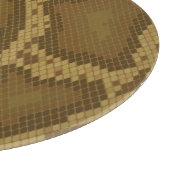 スネークスキン、ハ虫類パターン カッティングボード (角)