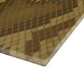 スネークスキン、ハ虫類パターン カッティングボード (角)