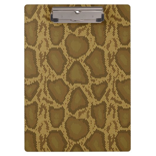 スネークスキン、ハ虫類パターン クリップボード (正面)